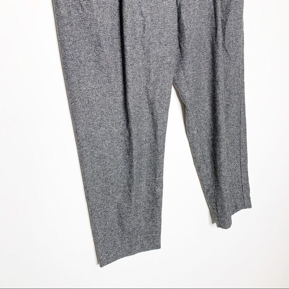 Aritzia Wilfred Allant Tweed Pleated Trouser Gray Size 10 High Rise Tapered crop - Picture 4 of 8